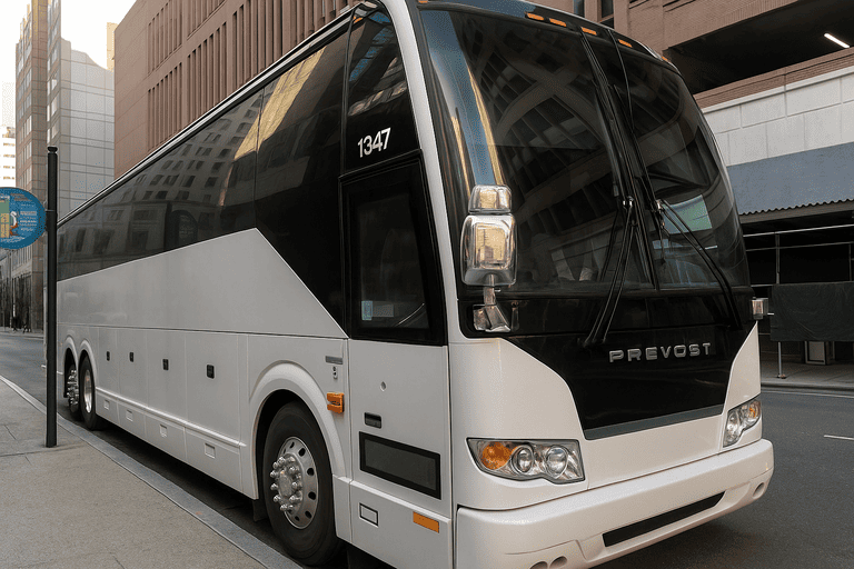 a Charter Bus Rental Santa Clara coach bus